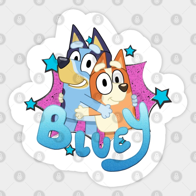 Bluey Sticker by TEENIE DESIGN